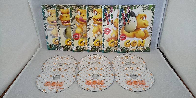 090-3014 送料無料 ゴン リターンズだよ 全6巻 ディスクにキズ有り レンタル版 ジャケットとディスクのみ拍卖