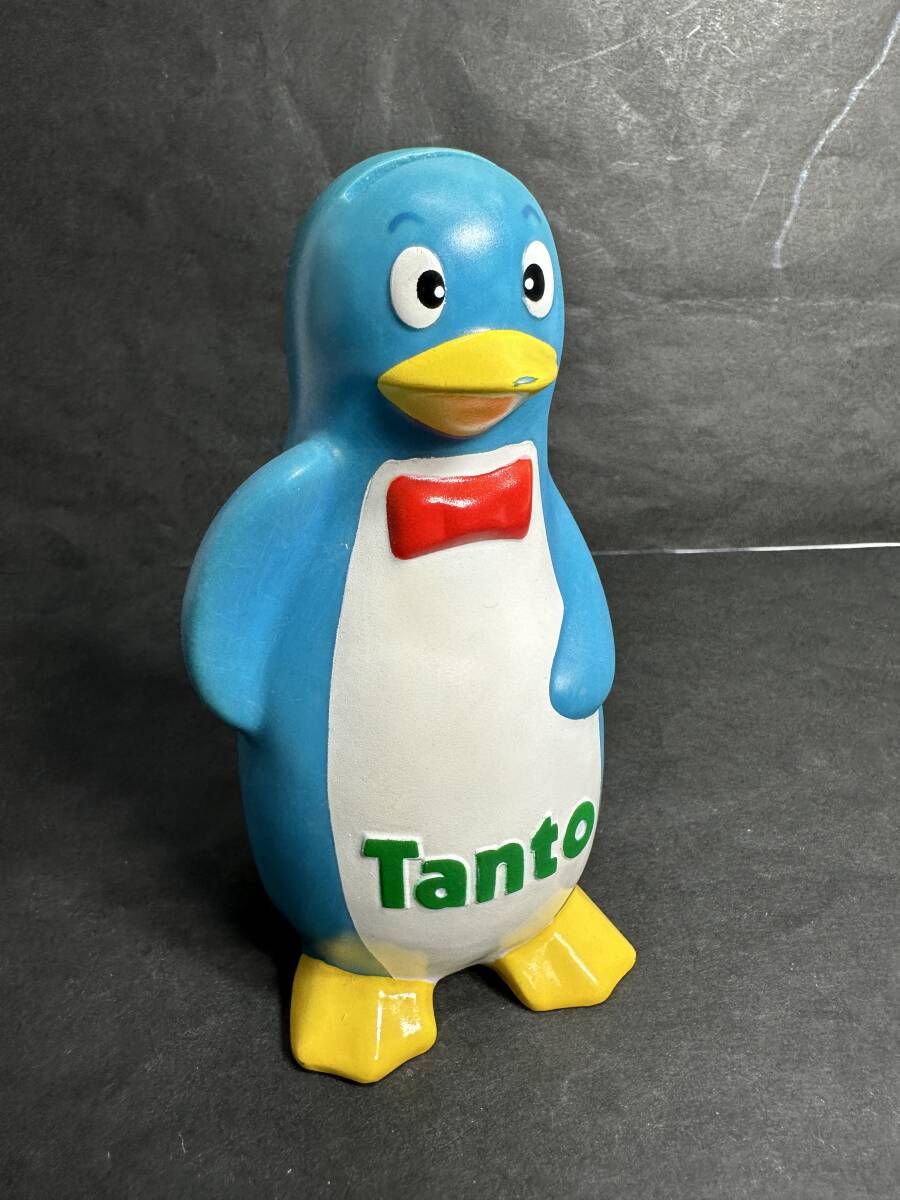 ★コレクター必見!! 希少 昭和レトロ National Tanto ナショナル タント君 ビンテージ 貯金箱 ブルー ノベルティ グッズ レア G906拍卖
