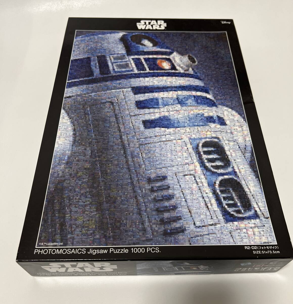 未使用品 テンヨー スターウォーズ R2-D2 名シーン フォトモザイク ジグソーパズル 1000ピース拍卖