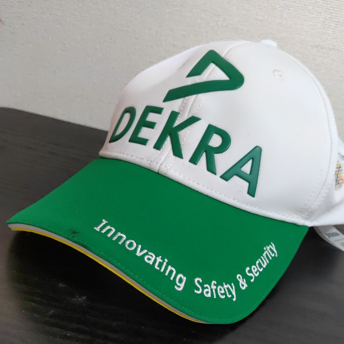 DEKRA キャップ 東京マラソン 2024 dekra innovating safety & security 帽子 白 緑 ホワイト グリーン 0508-B1-SA7拍卖