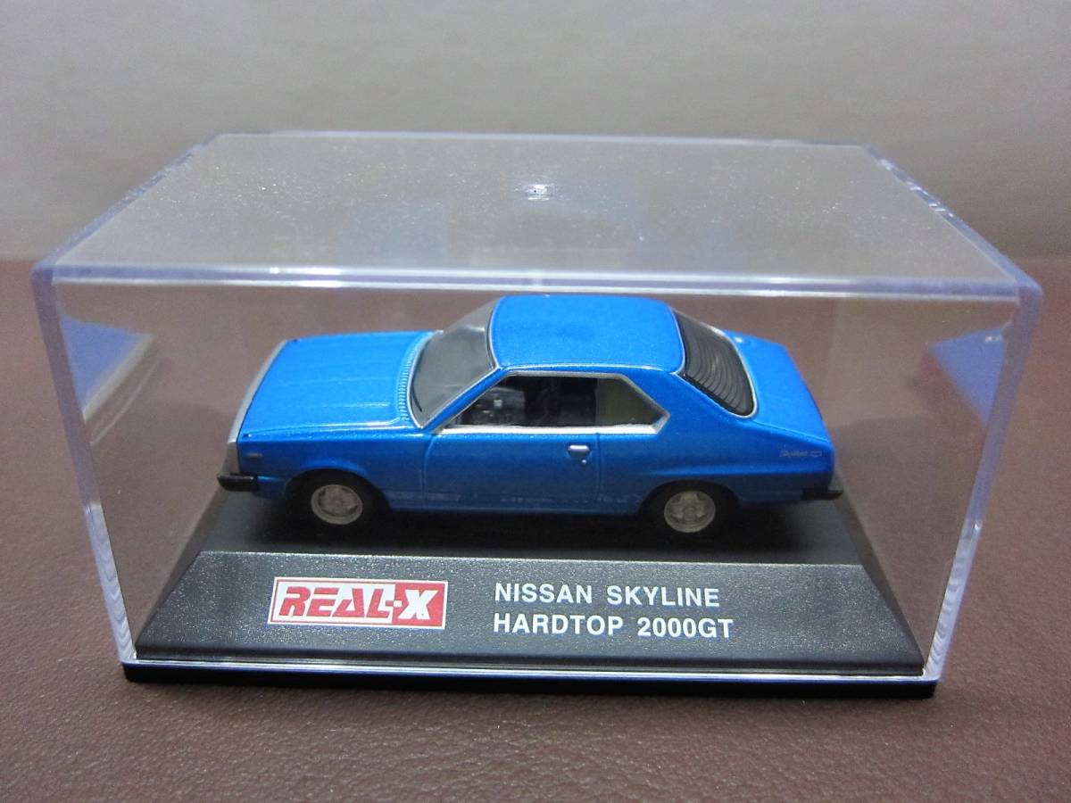 リアル-X★NISSAN SKYLINE HARDTOP 2000GT ブルーメタリック★スカイライン ヒスコレ3rd★REAL-X拍卖