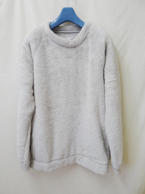 SUPERTHANKS スーパーサンクス 新品未使用 ボアプルオーバー L.GRAY Sサイズ拍卖