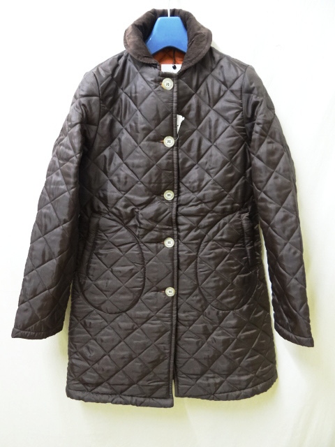 TRADITIONAL WEATHERWEAR トラディショナルウェザーウェア 新品未使用 キルティングコート ブラウン 32サイズ拍卖