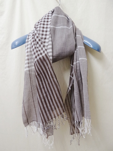 イタリア製 新品未使用 ストール ブラウン拍卖