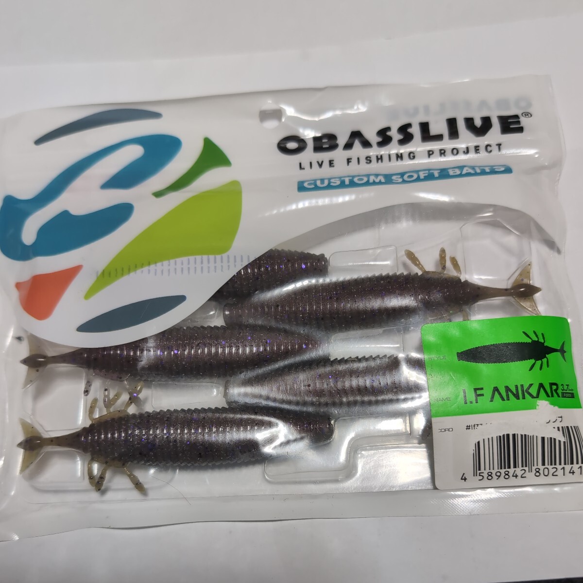 ■OBASSLOVE■I.f ANKAR■3.7インチ、5本入■中古品■拍卖