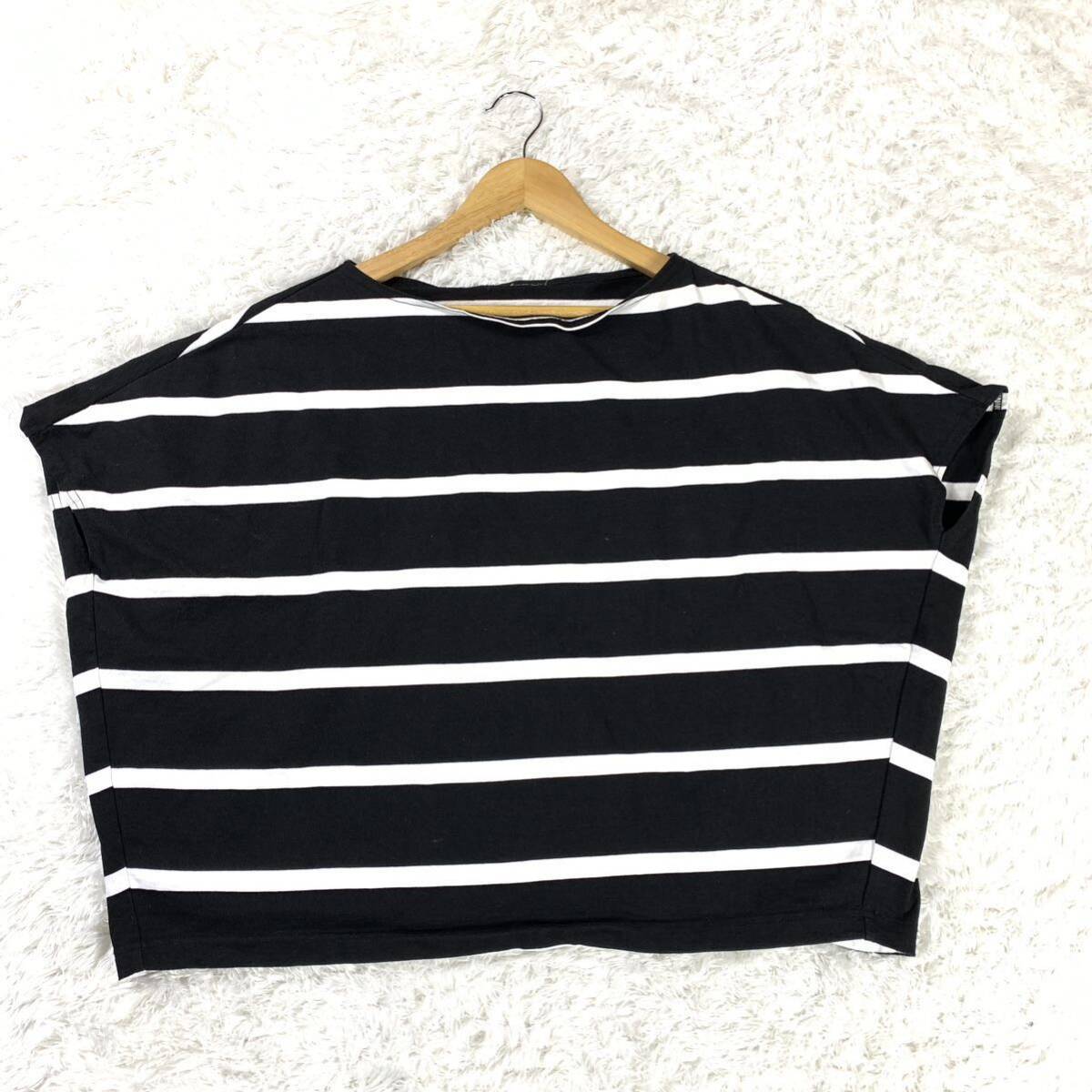 トラディショナルウェザーウェア ボーダー カットソー Tシャツ ボックスシルエット レディース YA6898拍卖