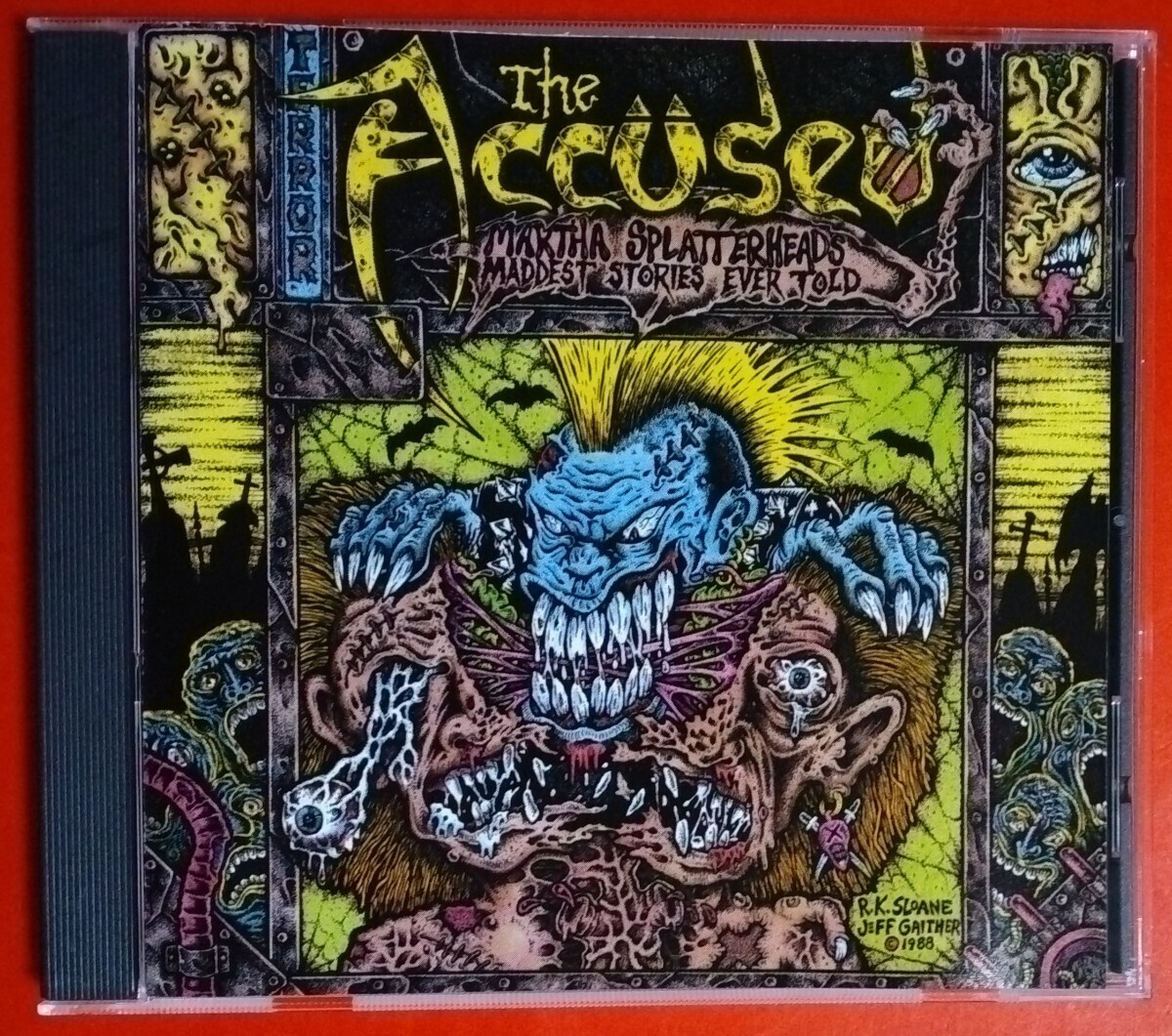 シアトル・スプラッター・コア THE ACCUSED-MARTHA SPLATTERHEAD'S MADDEST STORIES EVER TOLD CD THE FARTZ THE BLACK NASTY COMBATプレス拍卖