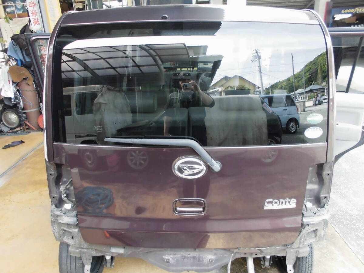 H28 ダイハツ ムーヴ コンテ L575S リア ゲート バック ドア R59 ブラウン 茶 中古品拍卖