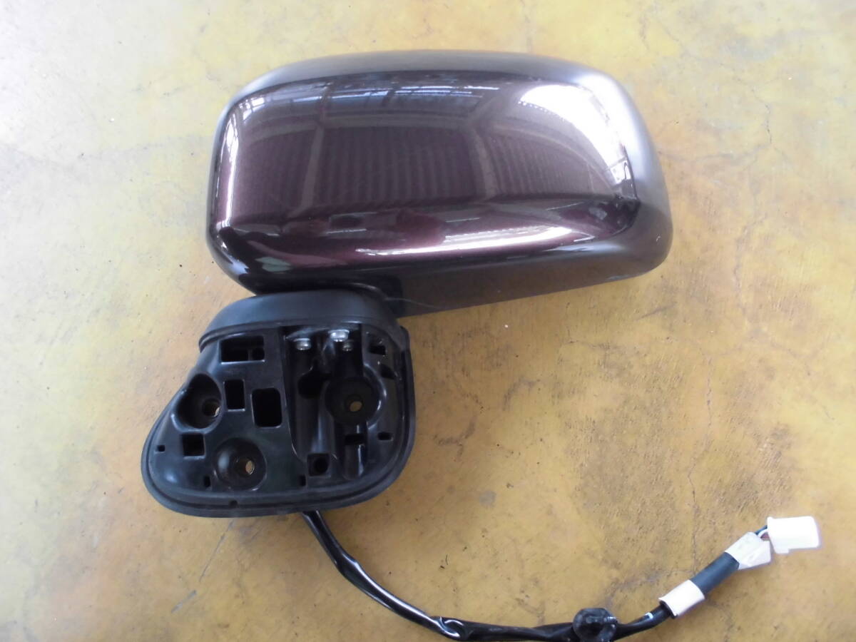 H28 ダイハツ ムーヴ コンテ L575S 左 サイド ミラー ドア ミラー 電格 R59 茶 中古品拍卖