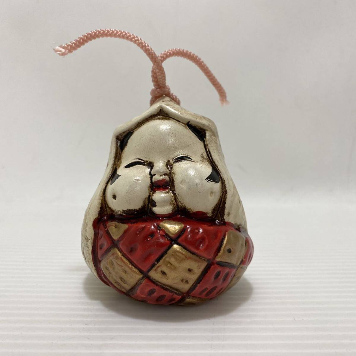 道後温泉 土鈴 お多福 お福 レトロ 土産 古道具 置物 インテリア 飾拍卖