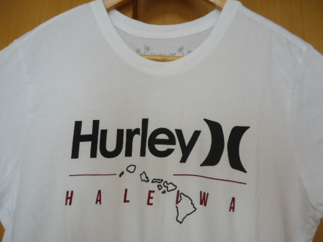即決 ハワイ Hurley ハーレー ハレイワ Tシャツ 白色 L ノースショア拍卖