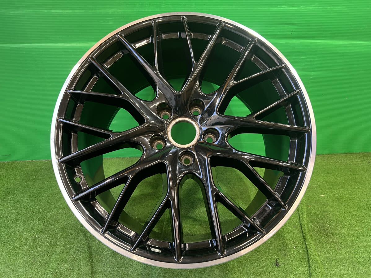 ★1本のみ★ポルシェ パナメーラ★971 ターボ 純正 21X11.5J +69 PCD130 5穴 ブラック 21インチ リヤホイール 1本 補修等に!拍卖