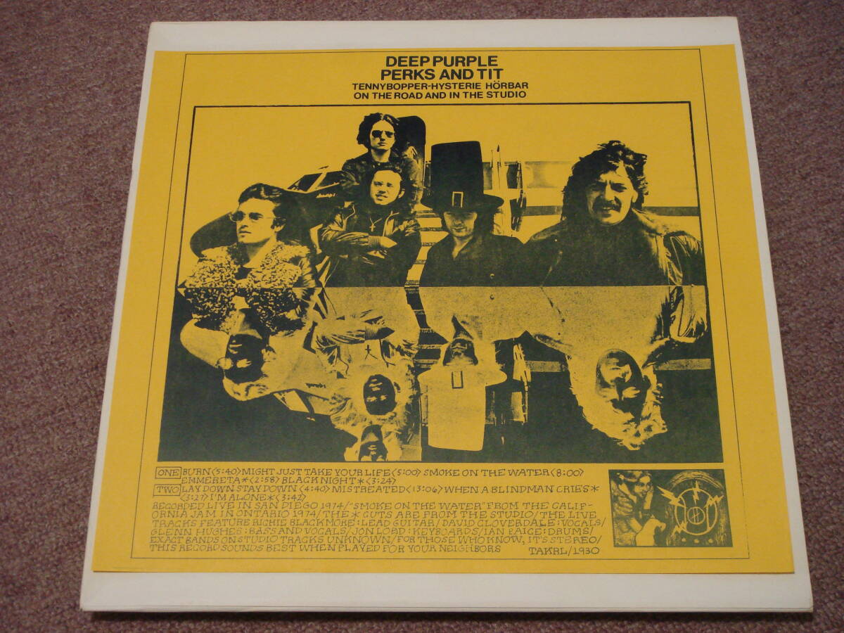 LP Deep Purple Perks And Tit US盤 ディープ・パープル拍卖