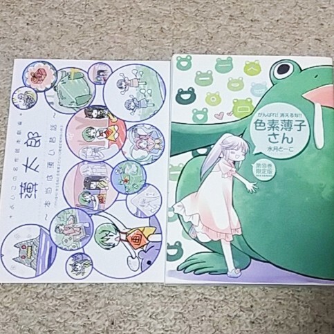 漫画『がんばれ!消えるな!!色素薄子さん』10巻【限定版】水月とーこ《小冊子付き拍卖
