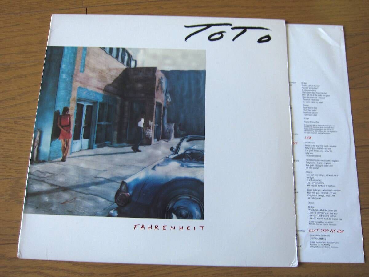 □ TOTO FAHRENHEIT 米盤オリジナル美盤! 両面MASTERDISK 1B/1E拍卖