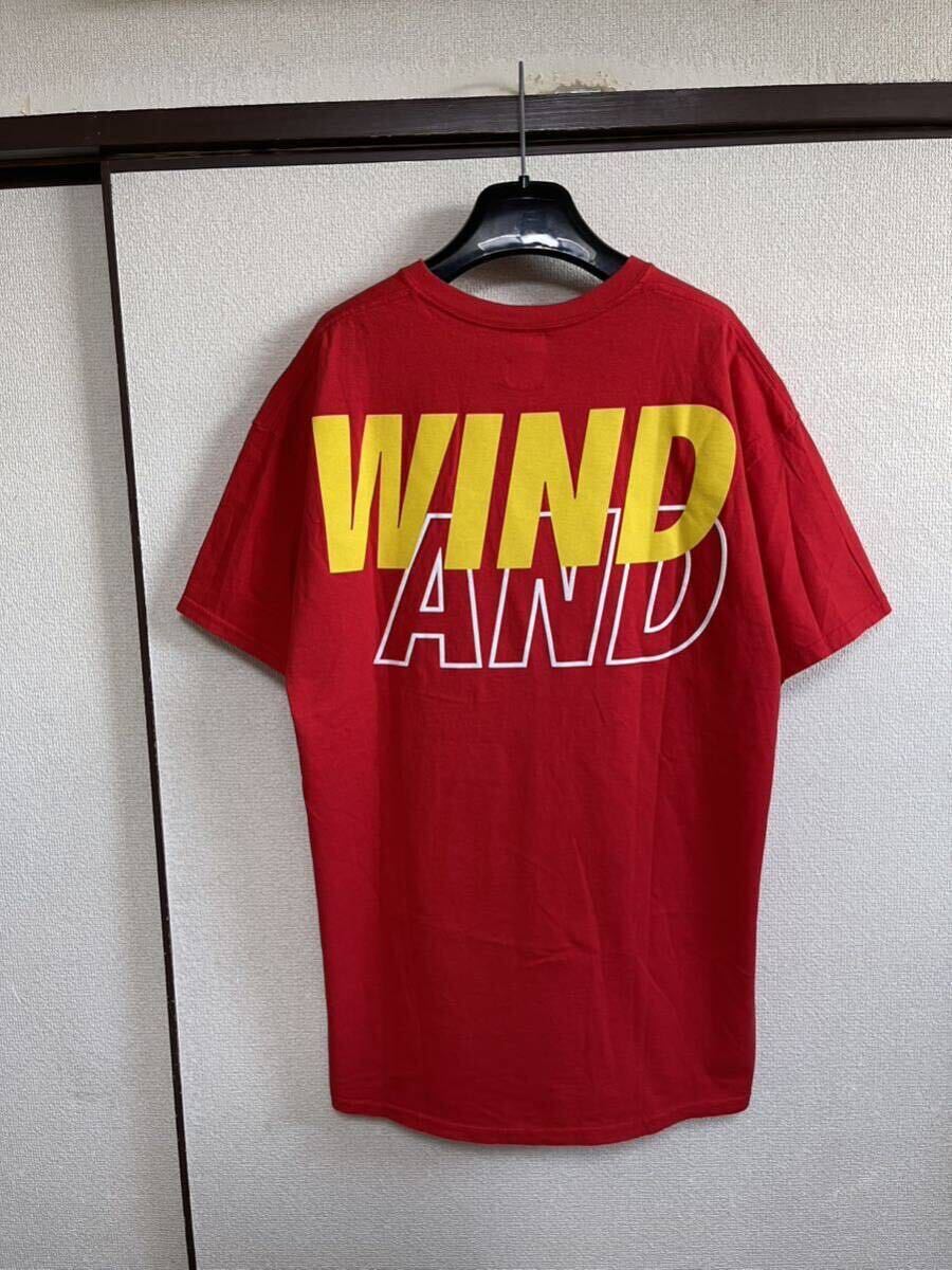 【美品】【XLサイズ】 WIND AND SEA ウィンダンシー SEA S/S T SHIRT TEE Tシャツ カットソー 半袖 RED レッド 赤色 即決早い者勝ち拍卖