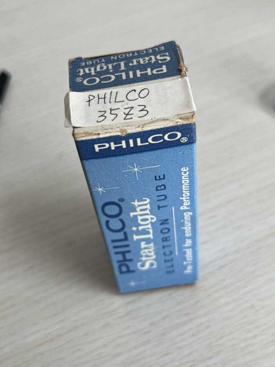 35Z3 1本 PHILCO 試験済み 真空管 未使用と推測拍卖
