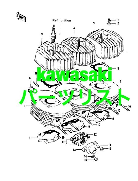 カワサキ web版パーツリスト D-Tracker KSR-I KSR-II KR250 KR-1 KX60 KX65 KX80 KX85 KX100 KX125 KX250 KX400 KX420 KX450 KX500拍卖