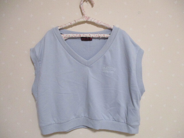 ● Lovetoxic ● ☆可愛いベスト☆ 水色 160㎝ 40505拍卖