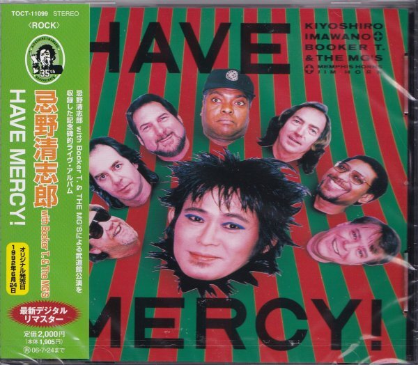 即決74TW【HAVE MERCY(武道館ライヴ!) / 忌野清志郎<生産限定盤>音の良いリマスター盤!】未開封/新品拍卖