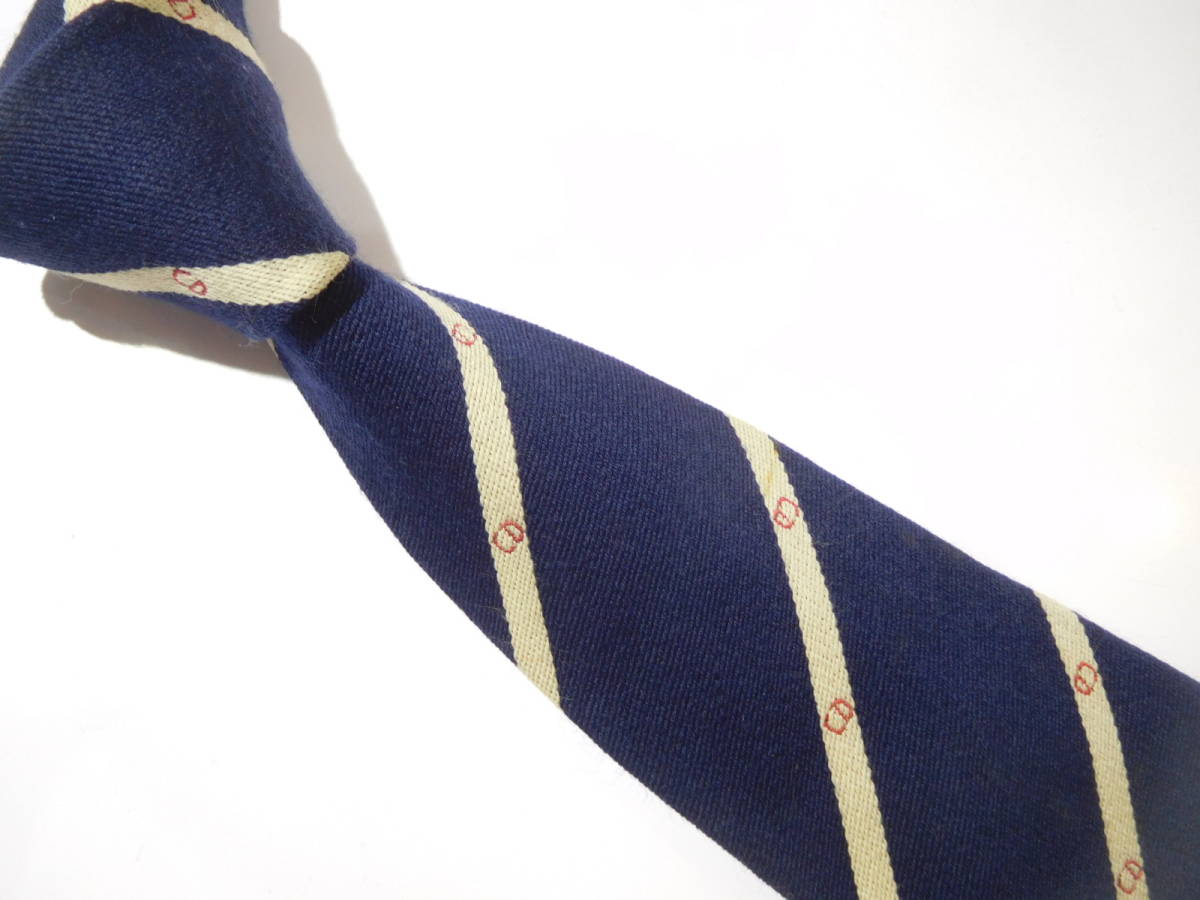 (40)クリスチャンディオール /ウールネクタイ/4拍卖