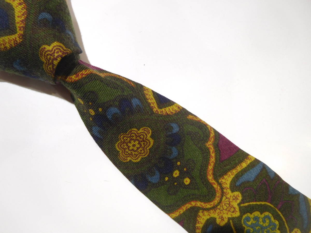 (4)/ETRO(エトロ) ウールネクタイ/6 新品同様品拍卖