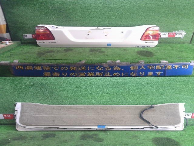 ランドクルーザー ランクル 100 VX LTD HDJ101K バックドア 上下セット フィニッシャー付 ハイマウント欠品 ★個宅配送不可・2個口★拍卖