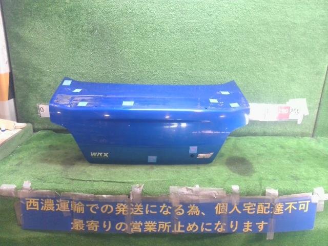 スバル インプレッサ WRXSTI E型 GDB 純正 トランクリッド 欠品有り 再塗装品 水抜き穴錆び 傷・凹み・腐食有り ★個人宅配送不可★拍卖