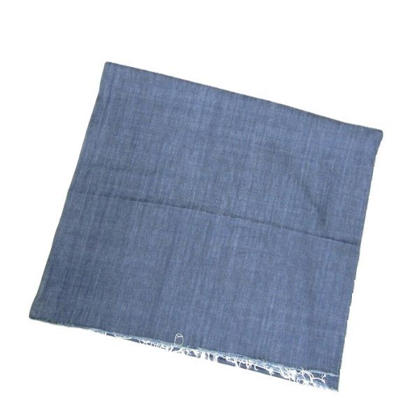 Vintage ビックサイズ 大判 デニム 生地 コットン リメイク DIY リメイク 素材 インディゴ ブルー ネイビー 古着 ビンテージ 4M0101拍卖