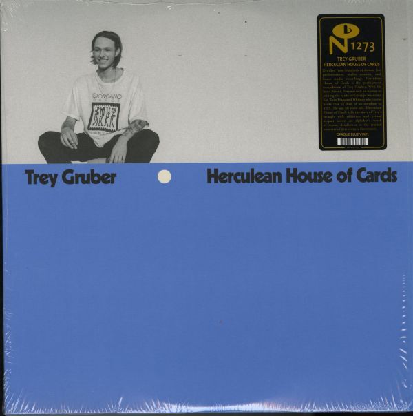 シュリンク ハイプステッカー付き ブルーカラー盤 2020年米リイシュー2LP!Trey Gruber / Herculean House of Cards 2019年作 Numero Group拍卖