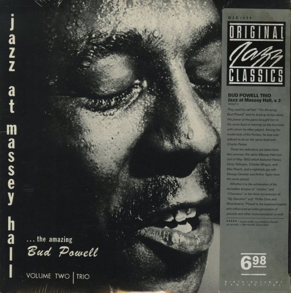 シュリンク&ハイプステッカー付き 1984年米リイシューLP!Bud Powell Trio / Jazz At Massey Hall Volume Two 1953年作 Debut OJC-111拍卖