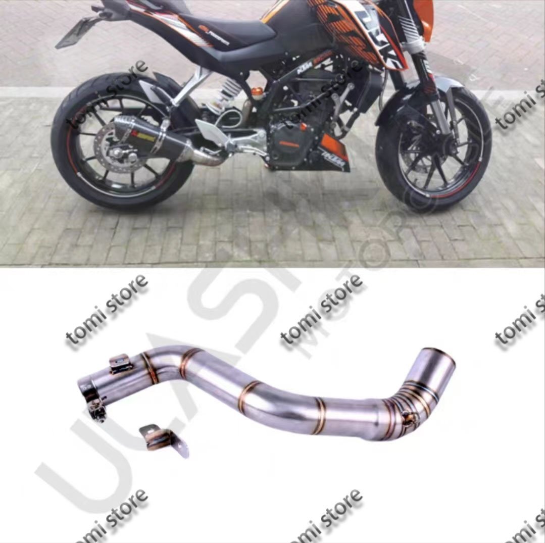 KTM DUKE125 DUKE200 DUKE390 スリップオン化 中間パイプ / テールパイプ リンクパイプ マフラー サイレンサー カウル 等拍卖