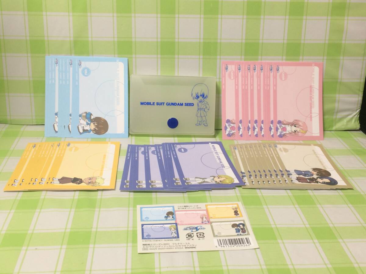ムービック 機動戦士ガンダムSEED マルチケースA メモパッド ケース付き キラ ラクス ディアッカ ムウ アスラン ガンダムシード拍卖
