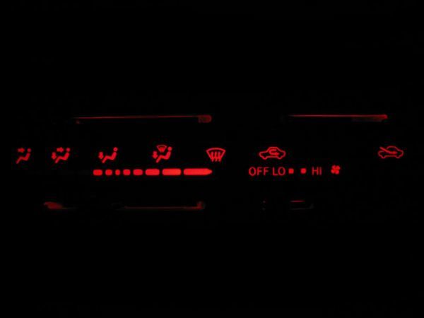 COROLLA LEVIN カローラ レビン AE110/AE111 4レバー式 エアコンパネル用 LED球! レッド拍卖