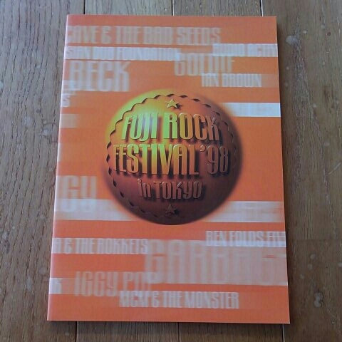 フジロックフェスティバル'98◎パンフレット拍卖