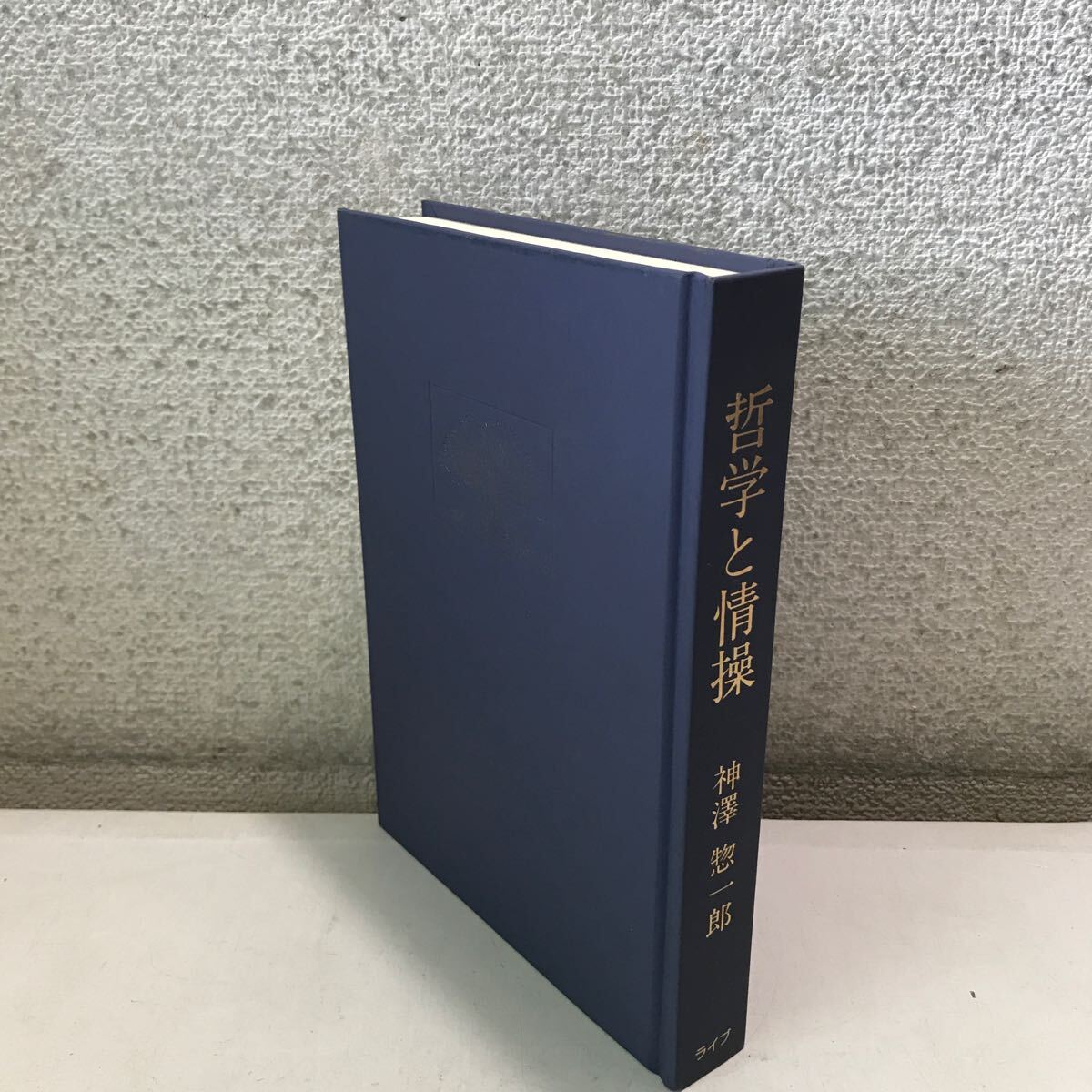 R18▲ 哲学と情操 神澤惣一郎/著 山名常ニ/装幀 1992年1月初版発行 ライブ/発行所 美本 ▲240511 拍卖
