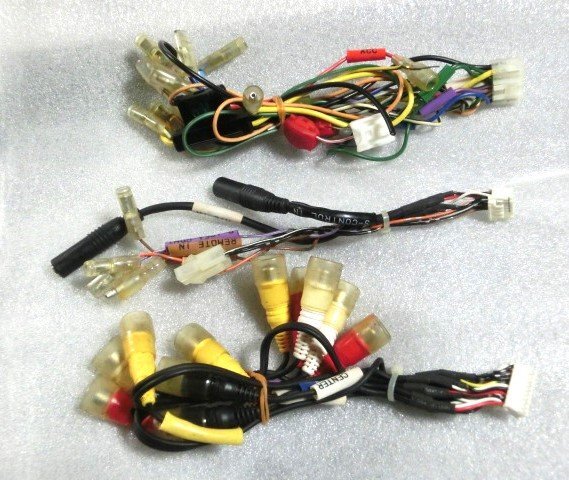 即決完動品 アルパイン VIE-X07B用 電源配線 RCAコード 外部インターフェース ケーブル拍卖