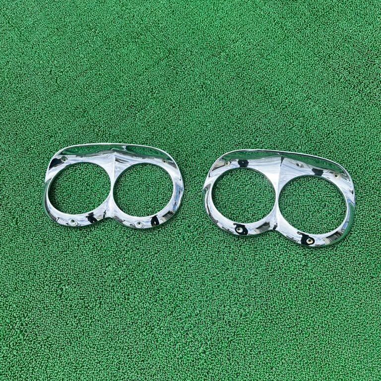 シボレー 1958 インパラ ヘッドライトカバー ヘッドライトトリム ローライダー 58拍卖