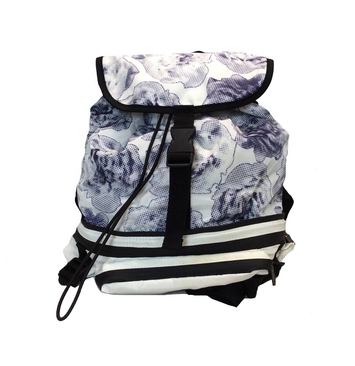 Adidas × Stella McCartney アディダス ステラマッカートニー 2WAY リュック ウエストバッグ ショルダーバッグ 鞄 ホワイト/ブラック (ma)拍卖