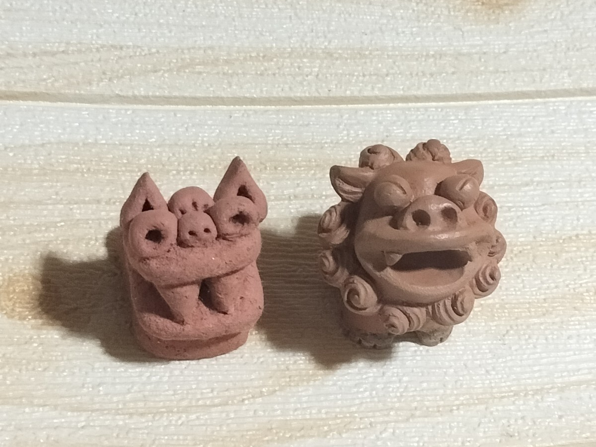 シーサー!セット!置物 インテリア オブジェ!物3−5拍卖