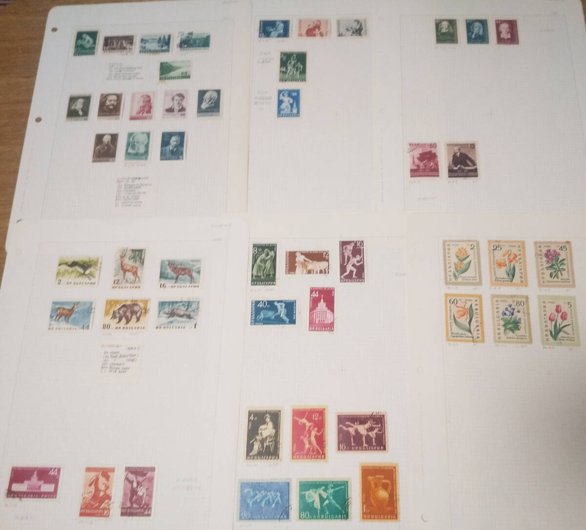 ブルガリア使用済み切手⑨ 49枚 長期保管品拍卖