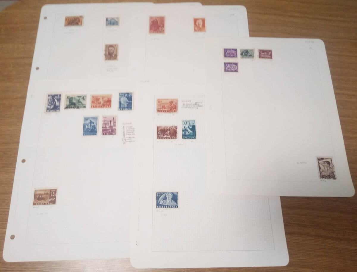 ブルガリア使用済み切手⑦ 21枚 長期保管品拍卖