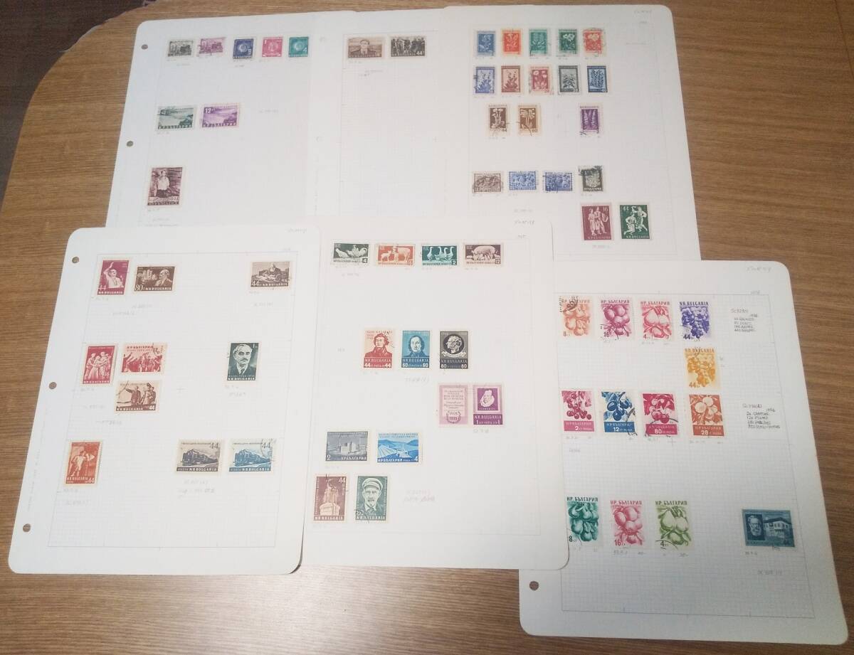 ブルガリア使用済み切手⑧ 65枚 長期保管品拍卖