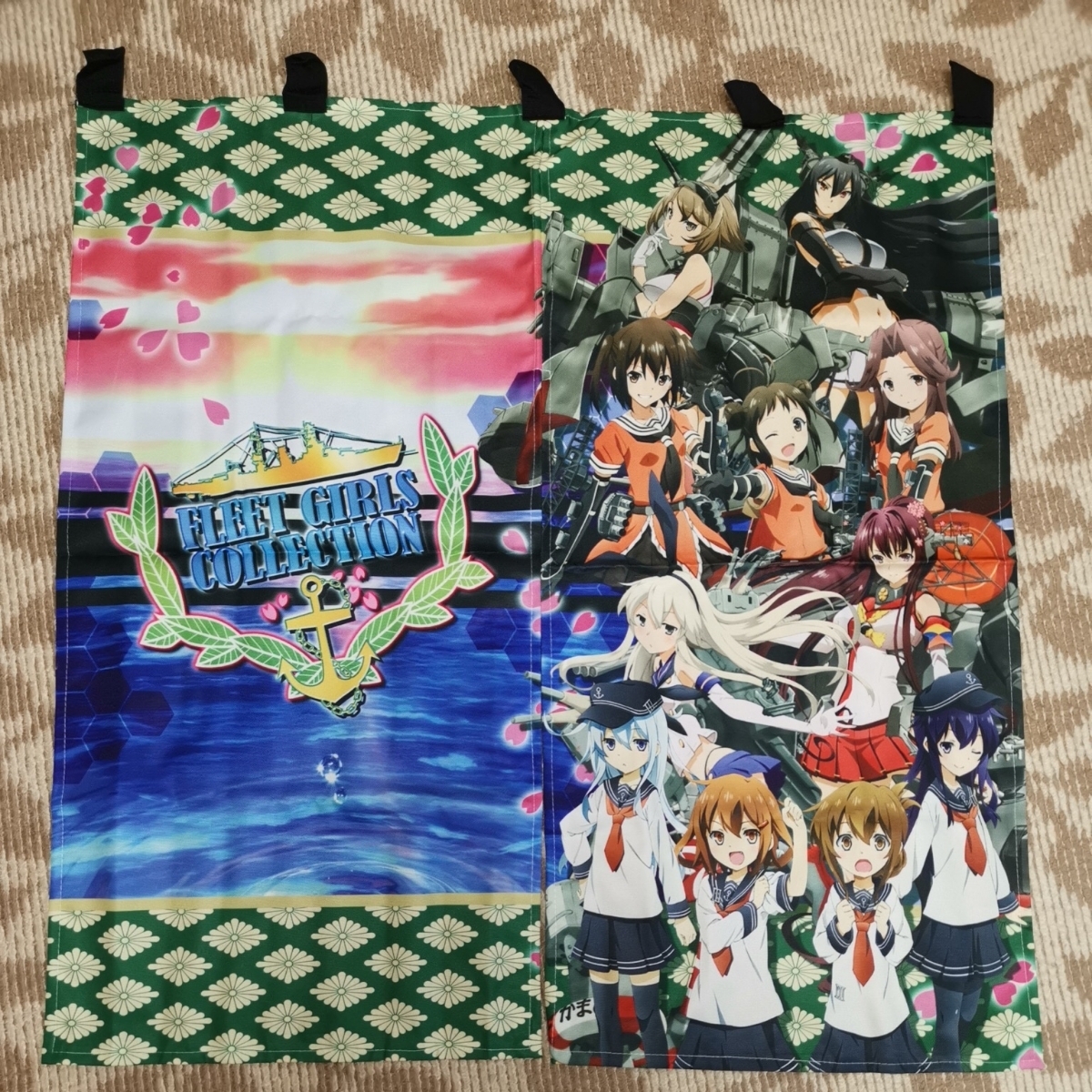 87㎝×85㎝☆未使用☆艦隊これくしょん のれん 暖簾 艦これ拍卖