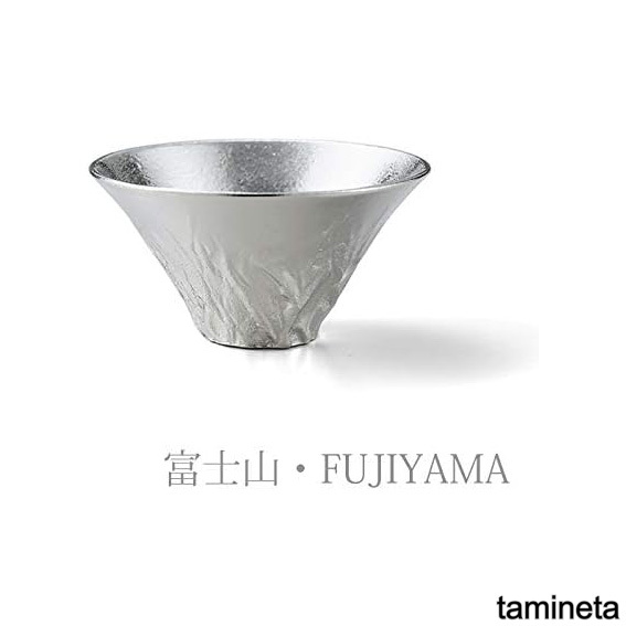 こんな器ある!? 富士山 FUJIYAMA 2セット インテリア 日本酒 アルコール プレゼント ギフト 晩酌 宅飲 おしゃれ 錫 飲み会 美味しくお酒拍卖
