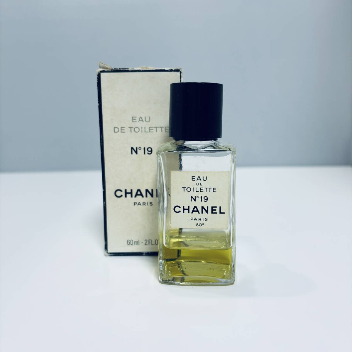 K0760 CHANEL NO19 EDT シャネル 19 60ml 残量たぶん20%拍卖