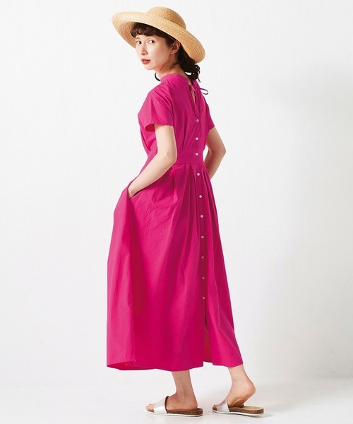 新品 サニークラウズ feat.Shuttle Notes Kazumiコラボ 2way ワンピース ピンク XL LL拍卖