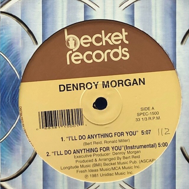 ★値下出品★ Denroy Morgan - I'll Do Anything For You / Sweet Tender Love(★盤面ほぼ良品!)  ★元値2100円★拍卖