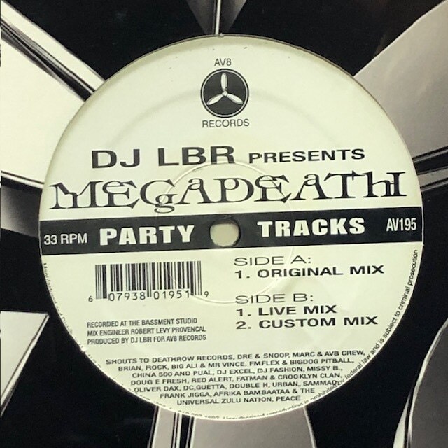 DJ LBR - Megadeath(★美品!)拍卖