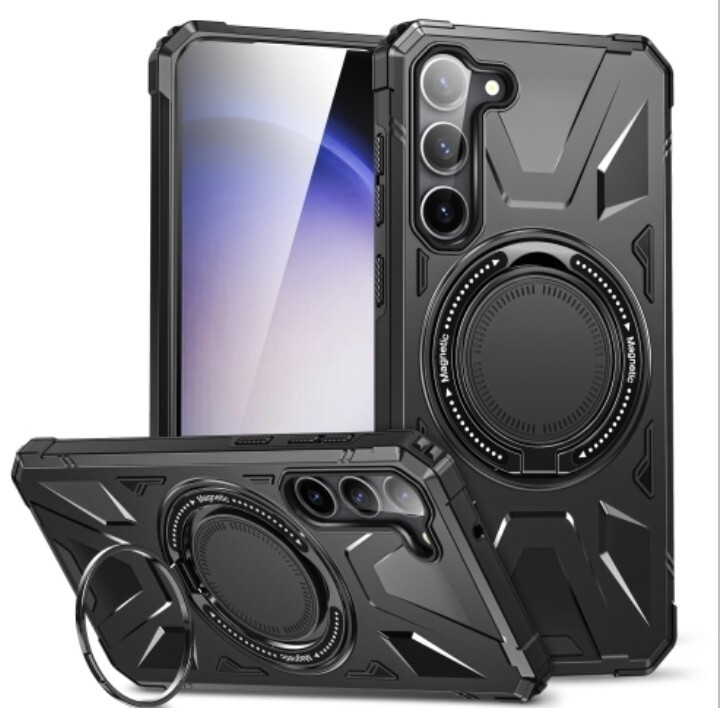 Galaxy S24 ブラック タフケース 落下保護 マグセーフ対応 拍卖